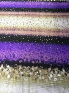 New Beautiful High Class Multicolored Polka Dot Silky Satin Fabric 57'' 146 cm