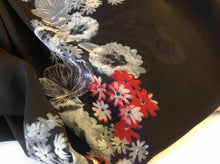 Load image into Gallery viewer, NEW Beautiful Designer Chiffon Floral Print Fabric 61&quot; 157cm dress Paris Hillton