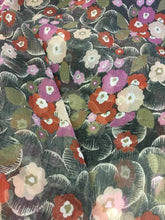 Load image into Gallery viewer, NEW Beautiful 100% Silk Crinkle Chiffon Floral Print Fabric 48&quot;124cm Dress Scarf