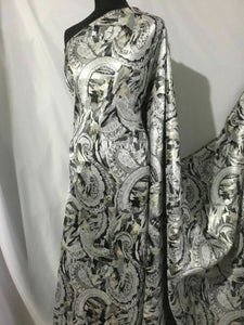 New Designer Persian Large Paisley BROCADE GORGEOUS JACQUARD Fabric