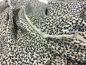 NEW 100% Viscose Print John Kaldor Fabric 55" 140 cm Cloth Material Garment Art