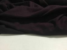 Load image into Gallery viewer, New Beautiful Mulberry Plum Cotton Stretch Velvet Elastane Fabric Material 51”