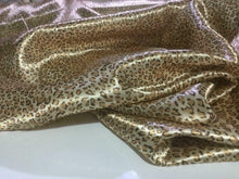 Load image into Gallery viewer, New Beautiful Designer Soft Leopard Satin Print Fabric 57&#39;&#39; 145 cm Dress Art