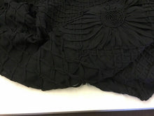 Load image into Gallery viewer, NEW Designer Black Chiffon With Chiffon Rope And Lurex Floral 56’’ 144 cm Party