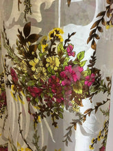 Load image into Gallery viewer, NEW Designer 100% Silk Satin Chiffon Floral Burnout Print Fabric Dress Scarf 52&quot;