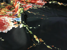 Load image into Gallery viewer, New Beautiful High Class Designer Silky Satin Floral Print Fabric 57&#39;&#39; 146 cm