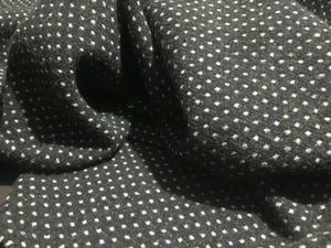 New Beautiful High Class Designer Spot Wool Boucle Fabric Material 59” 152 cm