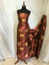 Load image into Gallery viewer, NEW 100% Silk Satin Multicolored Floral Print Fabric 55&quot; 141 cm Guchi Gabana Art