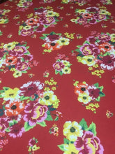 Load image into Gallery viewer, NEW Beautiful Designer Stretch Jersey Slinky Elastane Floral Print Fabric 58’’