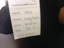 Load image into Gallery viewer, New Hand Woven Charcoal Grey Harris Tweed 100% Wool Herringbone Hgh Class Fabric