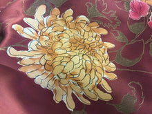 Load image into Gallery viewer, NEW 100% Silk Satin Multicolored Floral Print Fabric 55&quot; 141 cm Guchi Gabana Art