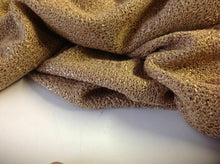 Load image into Gallery viewer, New Beautiful Camel Gold Colour Cotton Stretch Boucle Jersey Fabric 43&quot; 111 cm