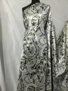 New Designer Persian Large Paisley BROCADE GORGEOUS JACQUARD Fabric