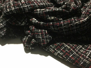 New Beautiful High Class Multi Colour Wool Boucle Fabric 59" 150 cm Garment