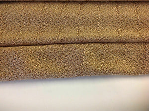 New Beautiful Camel Gold Colour Cotton Stretch Boucle Jersey Fabric 43" 111 cm