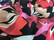 Load image into Gallery viewer, New Beautiful High Class Designer Floral Soft Matt Satin Print Fabric Material