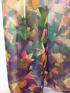 NEW High Class Designer Confetti Chiffon Print Fabric Dress Craft