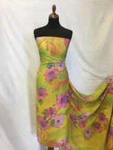 Load image into Gallery viewer, NEW Crepe Georgette Floral Print Fabric Dress Material