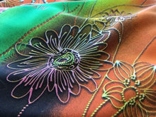 Load image into Gallery viewer, New Soft Silky Crepe De Chine Floral Bead Print Fabric Dress Material