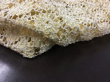 Load image into Gallery viewer, NEW Gorgeous Gold Colour Ivory Corded Lurex Lace Fabric