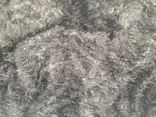 Load image into Gallery viewer, NEW High Class Black Sequins Feather Lace Fabric