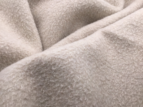 NEW Ivory Cream Colour 100% Heavy Wool Fabric
