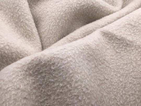 NEW Ivory Cream Colour 100% Heavy Wool Fabric