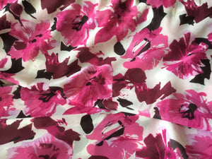 NEW High Class Designer Floral Chiffon Print Fabric