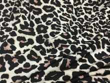 Load image into Gallery viewer, NEW High Class Leopard Jersey Print Fabric Material