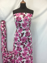 Load image into Gallery viewer, NEW High Class Designer Floral Chiffon Print Fabric