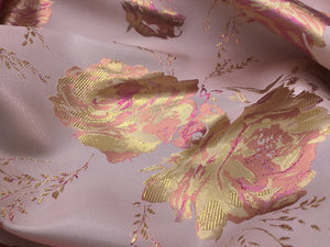 New High Class Multicoloured Metallic Jacquard Brocade Fabric