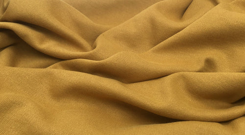 NEW Italian High Class Designer Mustard Jersey Fabric Material