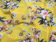 Load image into Gallery viewer, NEW Gorgeous Italian High Class Designer Bubble Crepe Floral Print Fabric