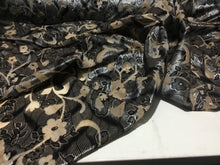 Load image into Gallery viewer, NEW Designer Stretch Velvet Jersey floral Print Burnout Fabric Material