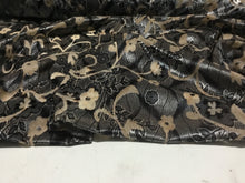 Load image into Gallery viewer, NEW Designer Stretch Velvet Jersey floral Print Burnout Fabric Material