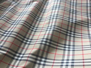 NEW High Class Check Fabric