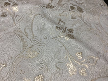 Load image into Gallery viewer, NEW High Class Cream Gold Metallic Jacquard Brocade Fabric