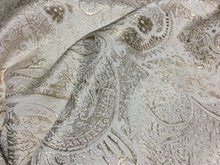 Load image into Gallery viewer, NEW High Class Cream Gold Metallic Jacquard Brocade Fabric