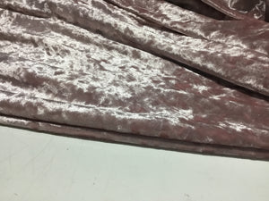 NEW High Class Dusky Pink Stretch Velvet Fabric Material