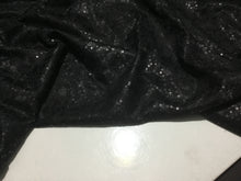 Load image into Gallery viewer, NEW High Class Italian Black Bonded Leopard Satin Lace Sequins Fabric