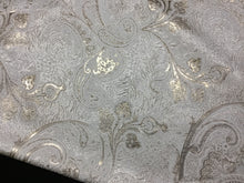 Load image into Gallery viewer, NEW High Class Cream Gold Metallic Jacquard Brocade Fabric