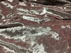 NEW High Class Dusky Pink Stretch Velvet Fabric Material