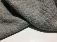 Load image into Gallery viewer, NEW High Class Grey Wool Lurex Boucle Fabric Coat Jacket Material