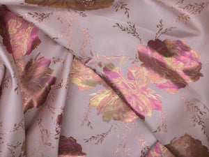 New High Class Multicoloured Metallic Jacquard Brocade Fabric