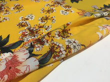 Load image into Gallery viewer, NEW Gorgeous Italian High Class Designer Bubble Crepe Floral Print Fabric