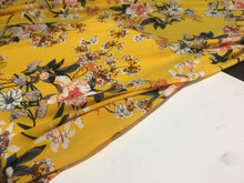 Load image into Gallery viewer, NEW Gorgeous Italian High Class Designer Bubble Crepe Floral Print Fabric