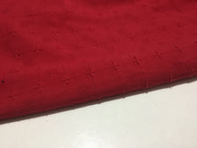 Load image into Gallery viewer, NEW High Class Designer Red embroidered 100% Cotton Fabric