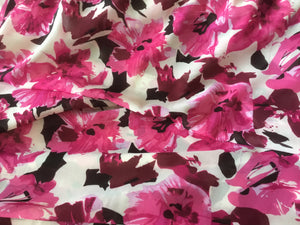 NEW High Class Designer Floral Chiffon Print Fabric