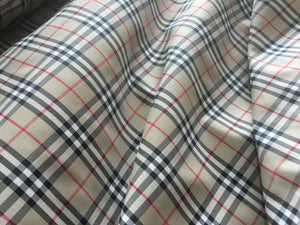 NEW High Class Check Fabric