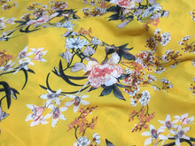 Load image into Gallery viewer, NEW Gorgeous Italian High Class Designer Bubble Crepe Floral Print Fabric